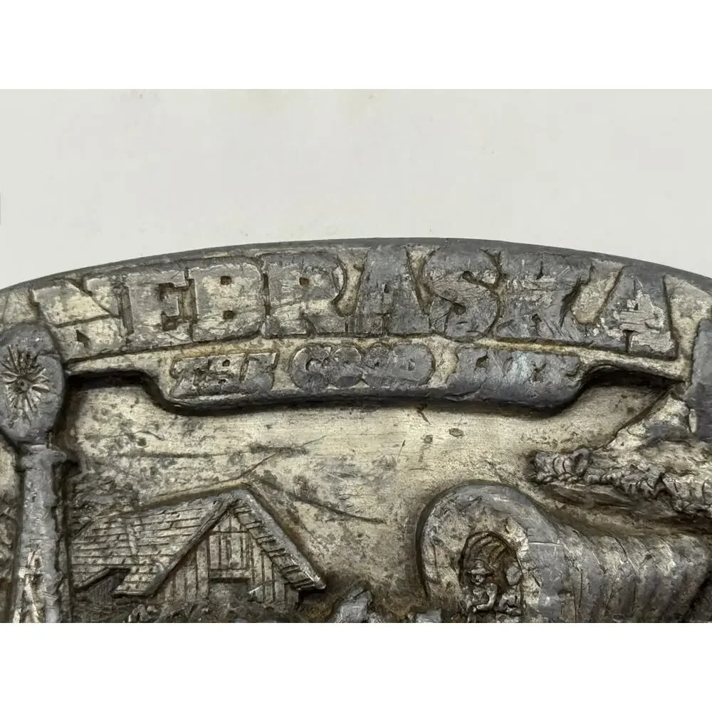 Siskiyou Buckle Co. Nebraska Belt Buckle Vintage Western Collectible USA